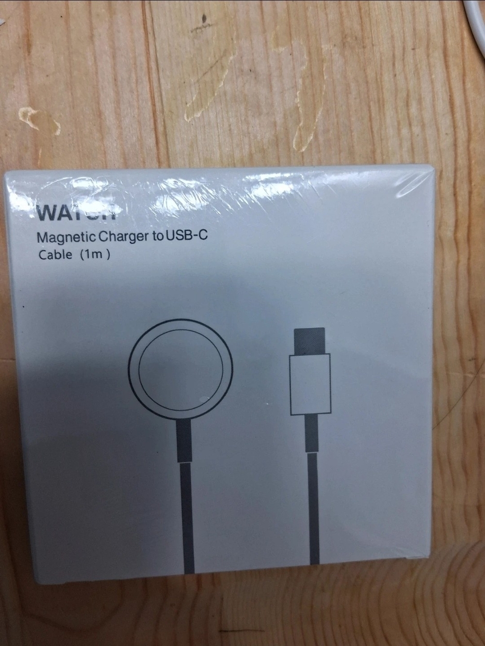 Magnetic Charger to USB-C Cable (1m) - White